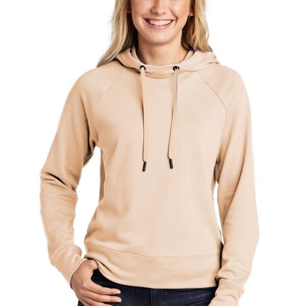 Ladies Lightweight French Terry Pullover Hoodie Thumbnail