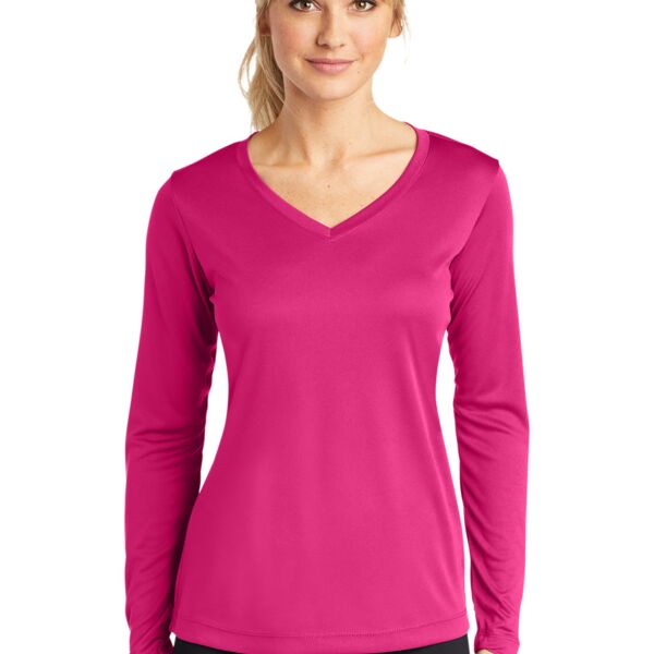 Ladies Long Sleeve V Neck Competitor™ Tee Thumbnail