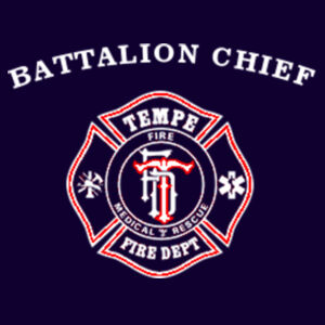Professional Tee Battalion Chief Shirt No Pocket Design