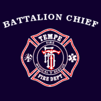Long Sleeve Station Tee Battalion Chief Design