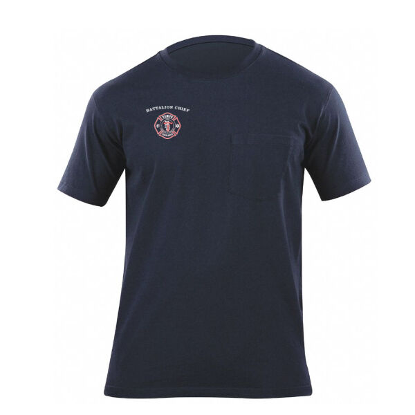 Professional Tee Battalion Chief with Pocket Thumbnail